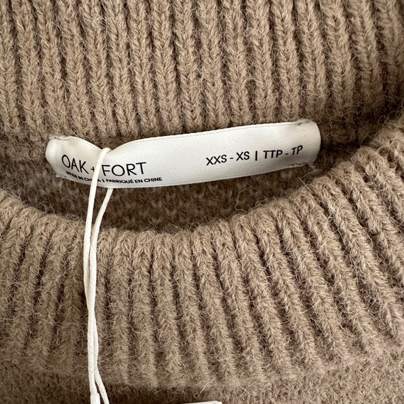 Oak & Fort Chunky Knit Oversized Sweater - New - Picture 4 of 7